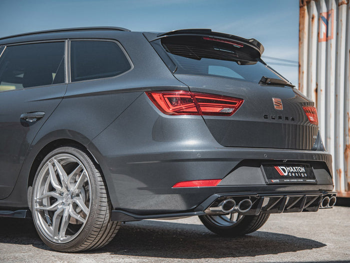 Maxton Design - Rear Side Splitters V.3 Seat Leon Cupra Mk3 FL Sportstourer (2017-2019)