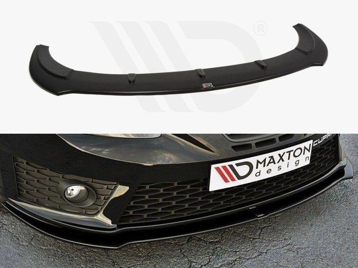 Maxton Design - FRONT SPLITTER V.1 SEAT LEON MK2 CUPRA FR (FACELIFT)