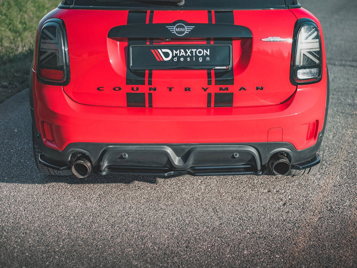 Maxton Design - CENTRAL REAR SPLITTER MINI COUNTRYMAN MK2 F60 JCW (2018-2020)