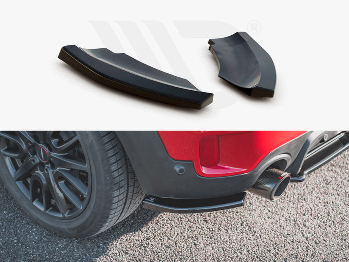 Maxton Design - REAR SIDE SPLITTERS MINI COUNTRYMAN MK2 F60 JCW (2018-2020)