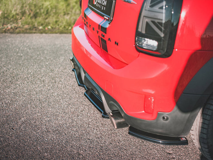 Maxton Design - REAR SIDE SPLITTERS MINI COUNTRYMAN MK2 F60 JCW (2018-2020)