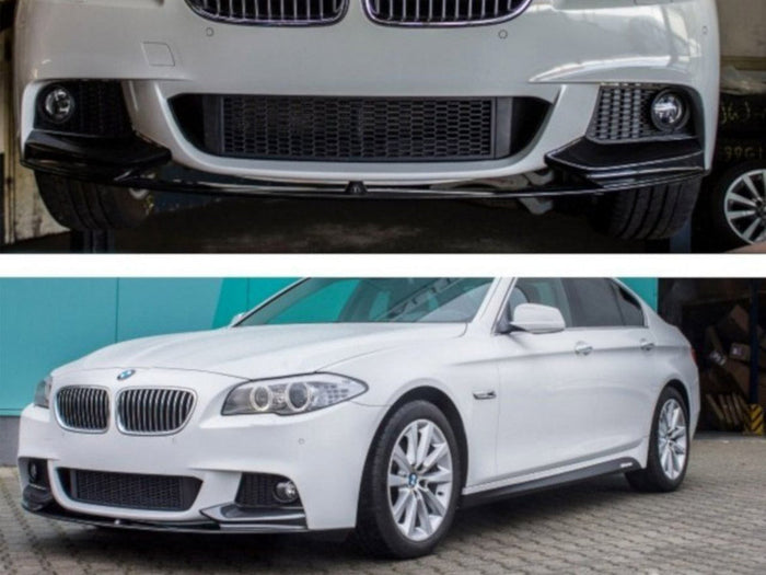 Maxton Design - FRONTSPOILER SPORT-PERFORMANCE BLACK MATT BMW 5 SERIES F10 F11 WITH M-PACKAGE (2009-2017)