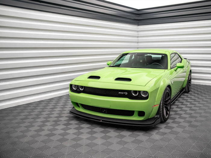 Maxton Design - FRONT SPLITTER DODGE CHALLENGER SRT HELLCAT WIDEBODY MK3