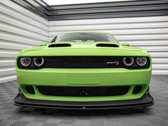 Maxton Design - FRONT SPLITTER DODGE CHALLENGER SRT HELLCAT WIDEBODY MK3