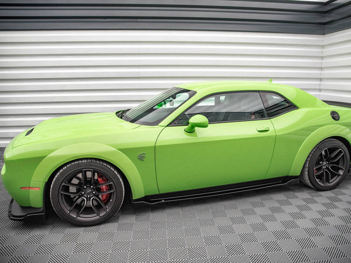 Maxton Design - SIDE SKIRTS DIFFUSERS DODGE CHALLENGER SRT HELLCAT WIDEBODY MK3
