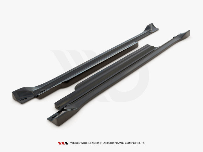 Maxton Design - SIDE SKIRTS DIFFUSERS DODGE CHALLENGER SRT HELLCAT WIDEBODY MK3