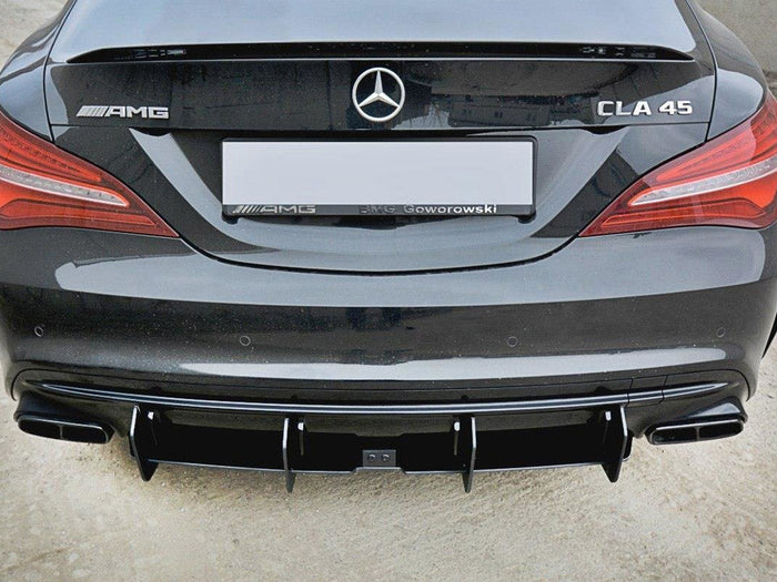 Maxton Design - REAR DIFFUSER V.2 MERCEDES CLA A45 AMG C117 FACELIFT (2017-UP)