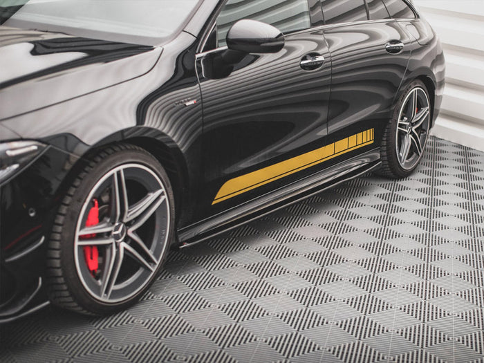 Maxton Design - SIDE SKIRTS DIFFUSERS MERCEDES-AMG CLA 35 / 45 C118 (2019-2023)