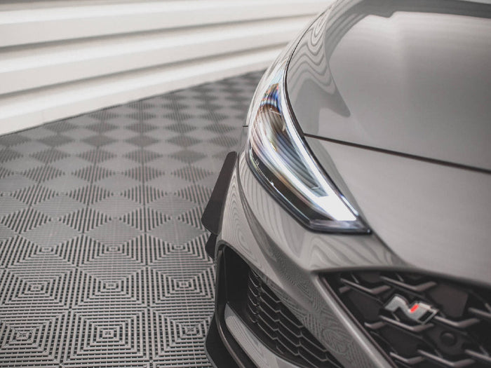 Maxton Design - FRONT BUMPER WINGS (CANARDS) HYUNDAI I30 N HATCHBACK/FASTBACK MK3 FACELIFT (2020-)