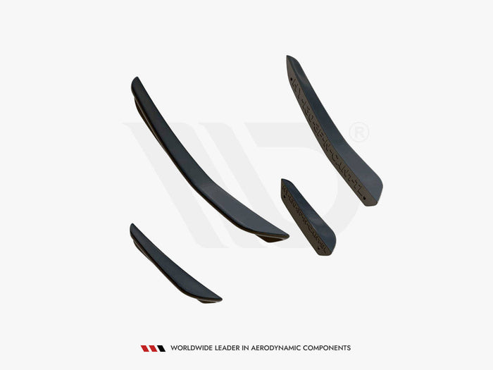 Maxton Design - FRONT BUMPER WINGS (CANARDS) HYUNDAI I30 N HATCHBACK/FASTBACK MK3 FACELIFT (2020-)