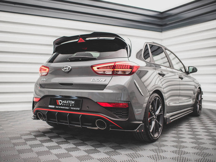 Maxton Design - STREET PRO REAR DIFFUSER HYUNDAI I30 N HATCHBACK MK3 FACELIFT