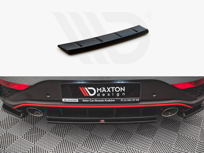Maxton Design - CENTRAL REAR SPLITTER FOR HYUNDAI I30 N HATCHBACK MK3 FACELIFT (2020-)