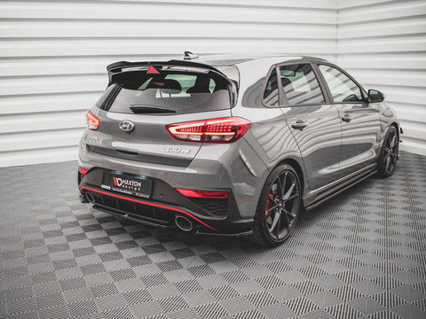 Maxton Design - CENTRAL REAR SPLITTER FOR HYUNDAI I30 N HATCHBACK MK3 FACELIFT (2020-)