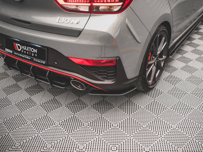 Maxton Design - STREET PRO REAR SIDE SPLITTERS HYUNDAI I30 N HATCHBACK MK3 FACELIFT (2020-)