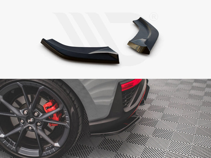 Maxton Design - REAR SIDE SPLITTERS V.2 HYUNDAI I30 N HATCHBACK MK3 FACELIFT (2020-)