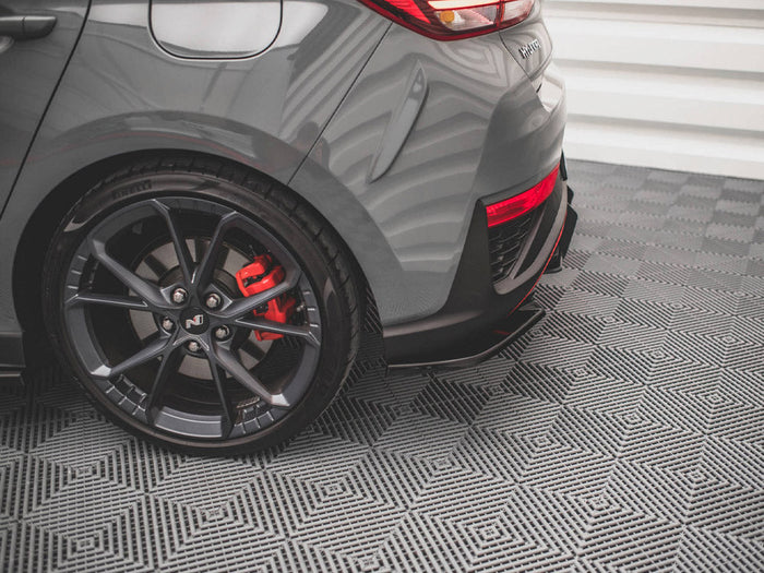 Maxton Design - REAR SIDE SPLITTERS V.2 HYUNDAI I30 N HATCHBACK MK3 FACELIFT (2020-)