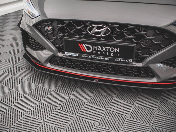 Maxton Design - STREET PRO FRONT SPLITTER HYUNDAI I30 N HATCHBACK/FASTBACK MK3 FACELIFT (2020-)