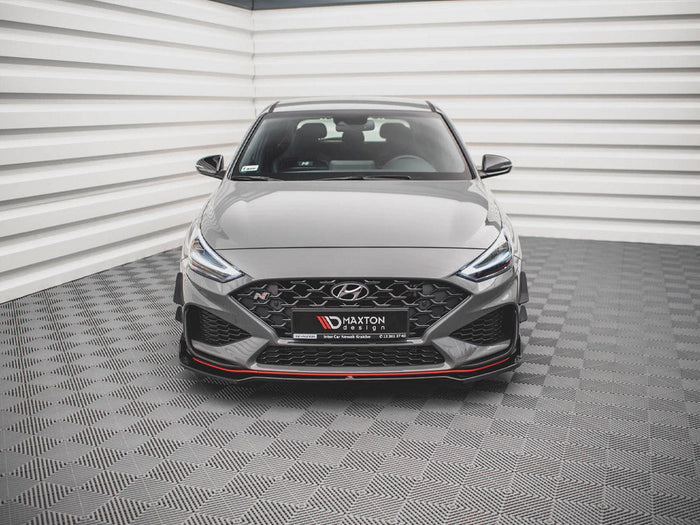 Maxton Design - FRONT SPLITTER V.3 HYUNDAI I30 N HATCHBACK/FASTBACK MK3 FACELIFT (2020-)