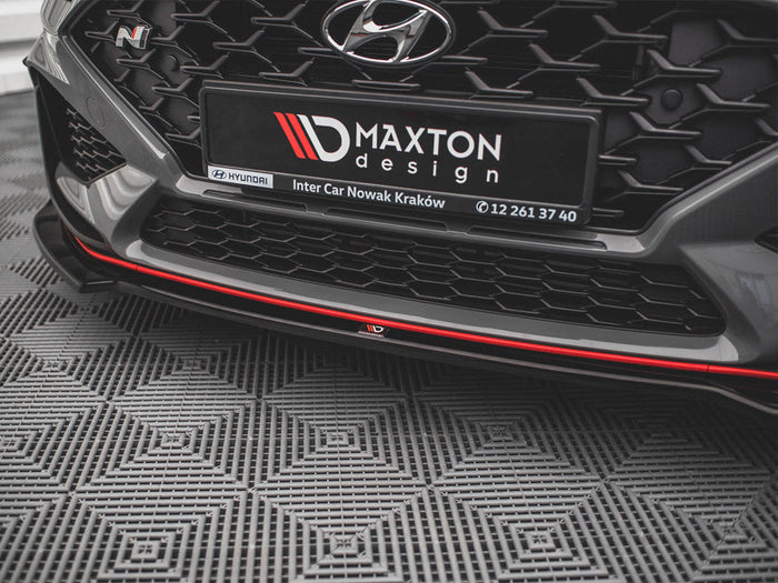 Maxton Design - FRONT SPLITTER V.3 HYUNDAI I30 N HATCHBACK/FASTBACK MK3 FACELIFT (2020-)