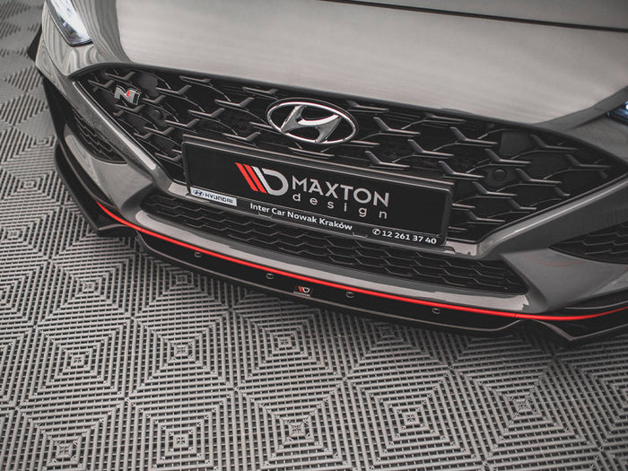 Maxton Design - FRONT SPLITTER V.1 + FLAPS HYUNDAI I30 N HATCHBACK / FASTBACK MK3 FACELIFT