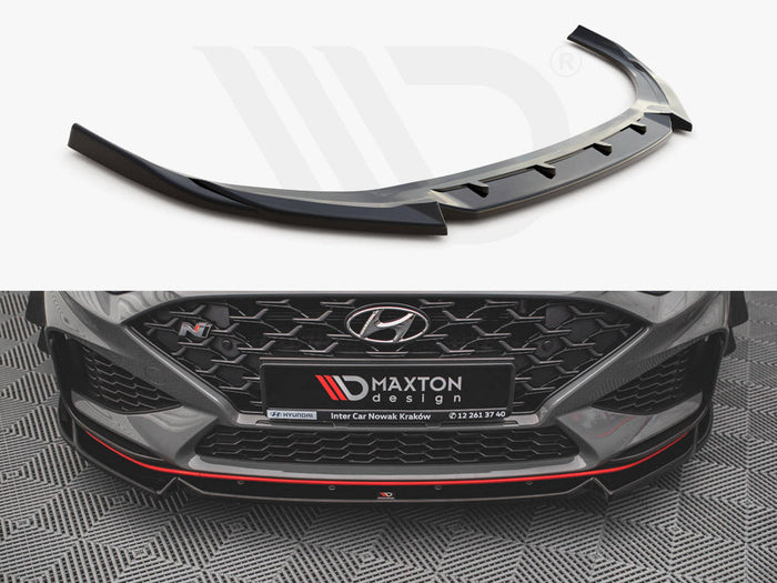 Maxton Design - Aftermarket  FRONT SPLITTER V.2 HYUNDAI I30 N HATCHBACK/FASTBACK MK3 FACELIFT