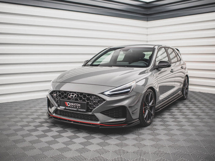 Maxton Design - Aftermarket  FRONT SPLITTER V.2 HYUNDAI I30 N HATCHBACK/FASTBACK MK3 FACELIFT