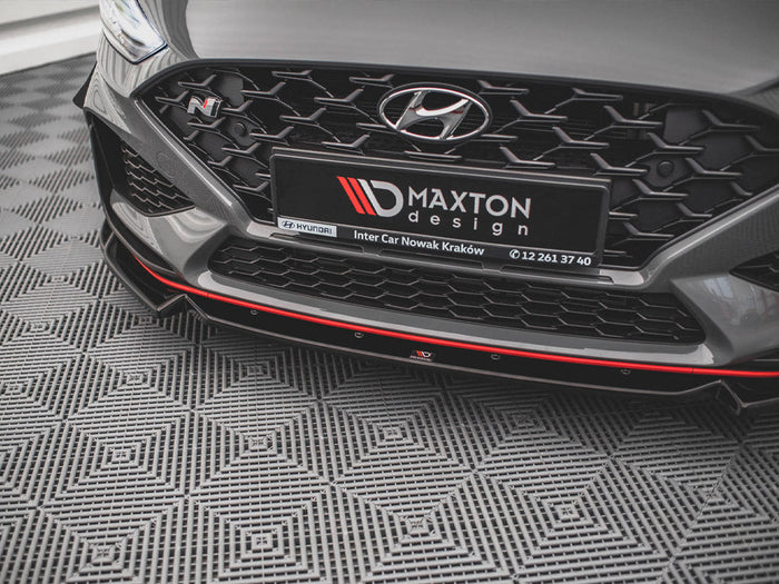 Maxton Design - Aftermarket  FRONT SPLITTER V.2 HYUNDAI I30 N HATCHBACK/FASTBACK MK3 FACELIFT