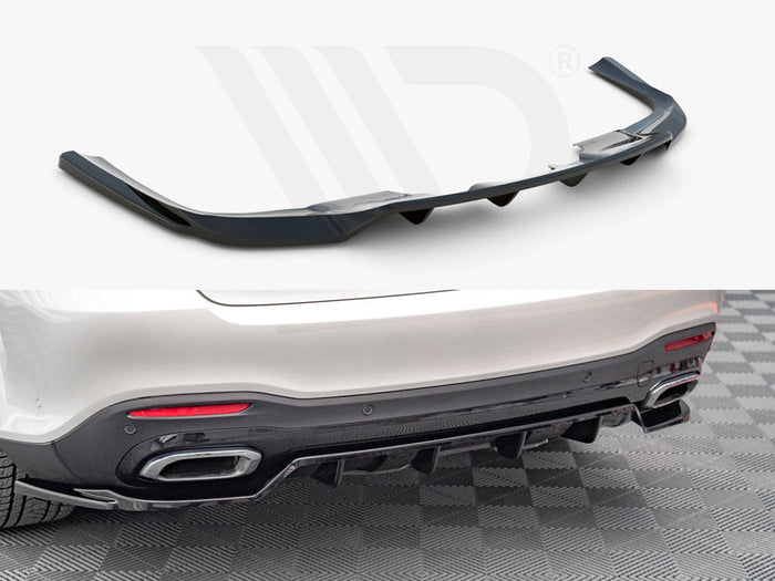 Maxton Design - Central Rear Splitter (Vertical Bars) Mercedes-Benz GLS AMG-Line X167