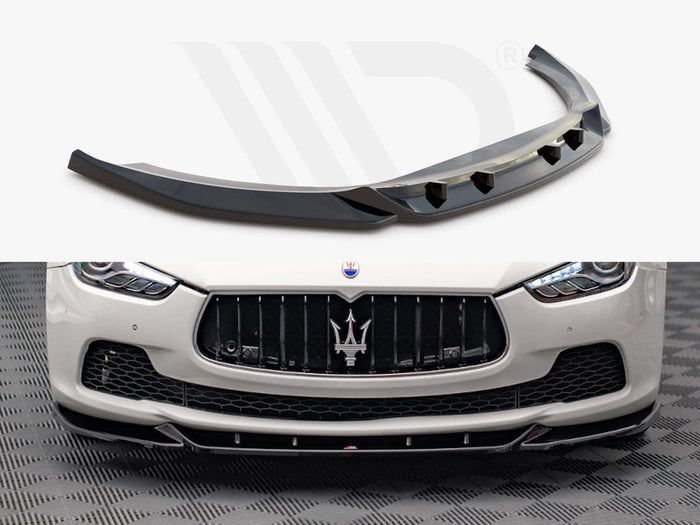Maxton Design - FRONT SPLITTER V.1 MASERATI GHIBLI MK3 (2013-)