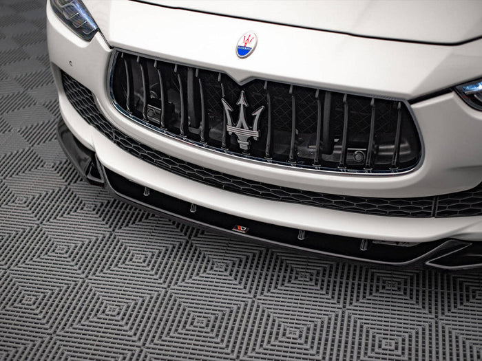 Maxton Design - FRONT SPLITTER V.1 MASERATI GHIBLI MK3 (2013-)