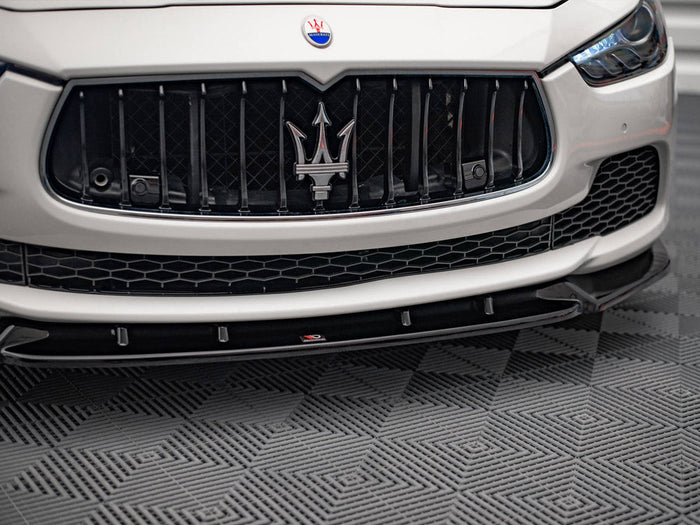 Maxton Design - FRONT SPLITTER V.2 MASERATI GHIBLI MK3 (2013-)