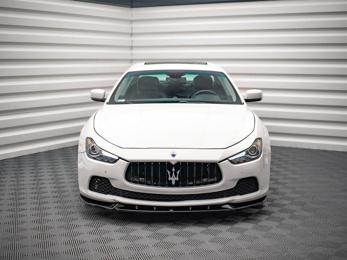 Maxton Design - FRONT SPLITTER V.2 MASERATI GHIBLI MK3 (2013-)