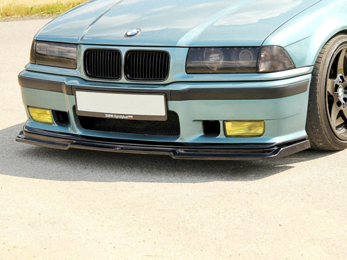 Maxton Design - Aftermarket  Front Splitter V.1 compatible with BMW M3 / 3 M-Pack Coupe / Cabrio E36
