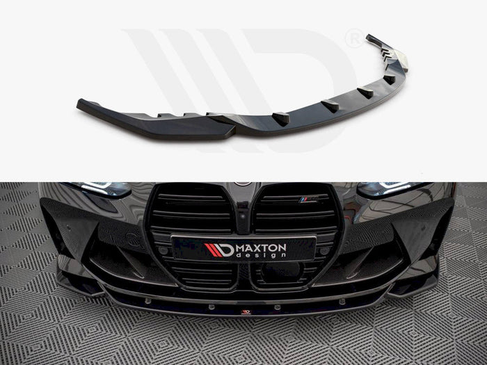 Maxton Design - Aftermarket  Front Splitter V.2 compatible with BMW M3 Sedan / Touring G80 / G81