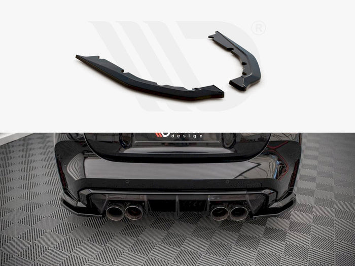 Maxton Design - Rear Side Splitters V.1 BMW M4 G82 / G82 Facelift