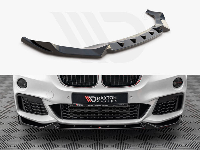 Maxton Design - FRONT SPLITTER V.2 BMW X1 M-PACK F48 (2015-2019)