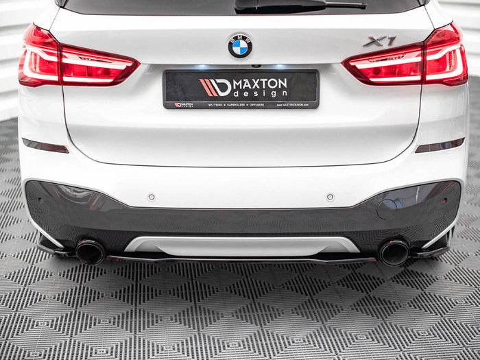 Maxton Design - Rear Splitter BMW X1 M-Pack F48 / F48 Facelift