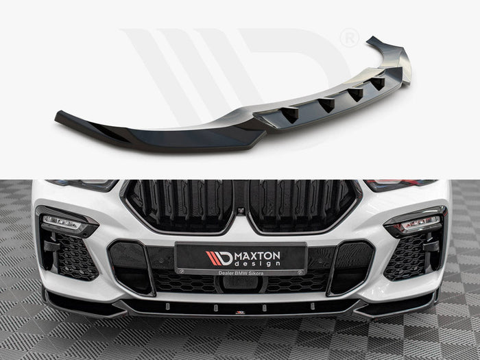 Maxton Design - FRONT SPLITTER V.1 BMW X6 M-PACK G06