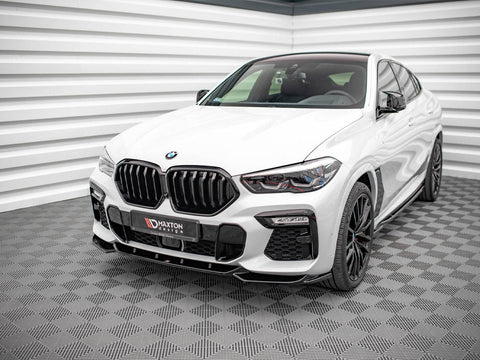 Maxton Design - FRONT SPLITTER V.1 BMW X6 M-PACK G06