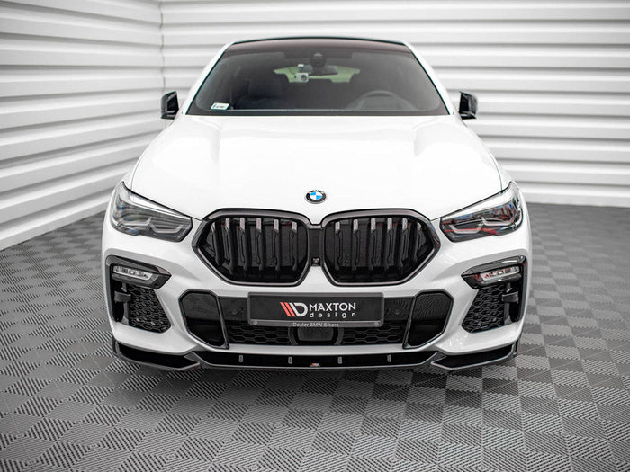 Maxton Design - FRONT SPLITTER V.1 BMW X6 M-PACK G06