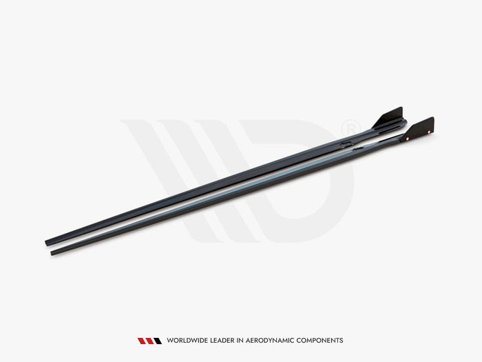 Maxton Design - SIDE SKIRTS DIFFUSERS V.1 + FLAPS BMW M8 GRAN COUPE F93 / 8 GRAN COUPE M-PACK G16