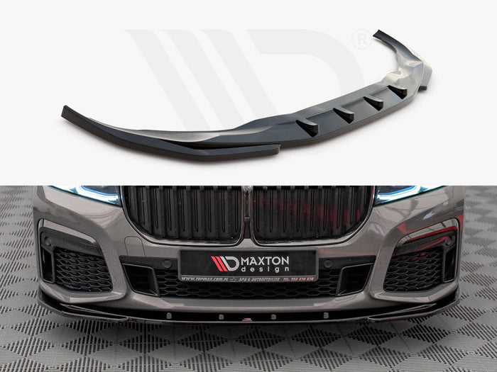 Maxton Design - FRONT SPLITTER V.1 BMW 7 G11 M-PACK FACELIFT (2019-2022)