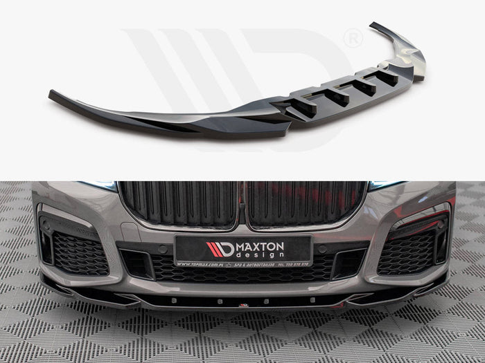 Maxton Design - FRONT SPLITTER V.2 BMW 7 G11 M-PACK FACELIFT (2019-)