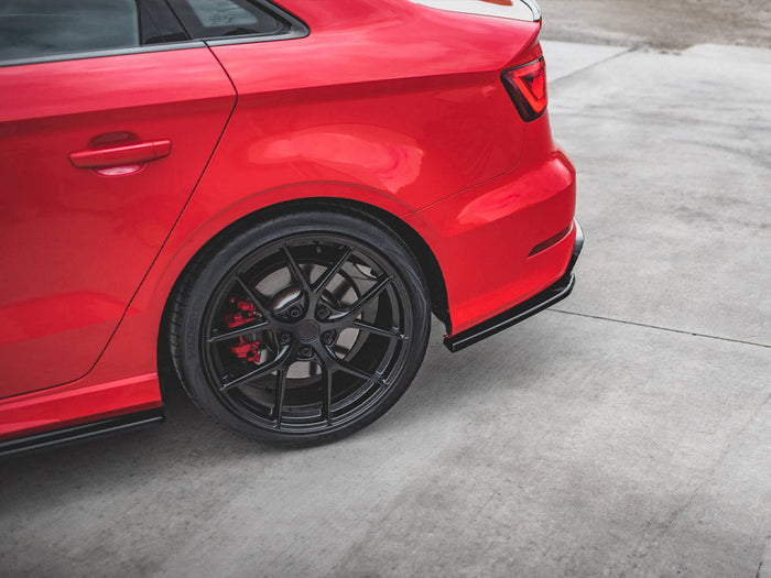Maxton Design - REAR SIDE SPLITTERS AUDI S3 SEDAN 8V (2013-2016)