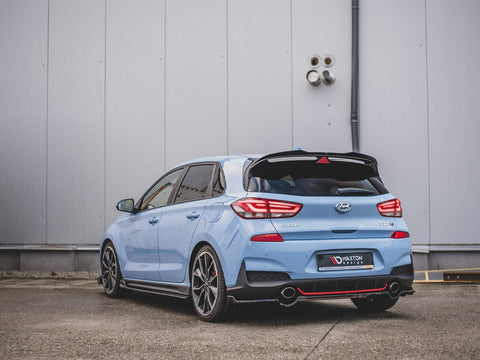 Maxton Design - CENTRAL REAR SPLITTER HYUNDAI I30 N MK3 HATCHBACK (2017-)
