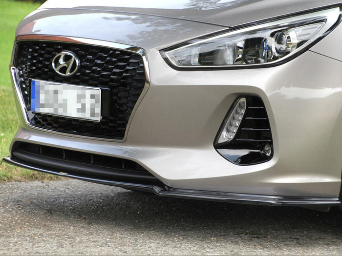 Maxton Design - FRONT SPLITTER V.1 HYUNDAI I30 MK3 HATCHBACK (2017-2020)