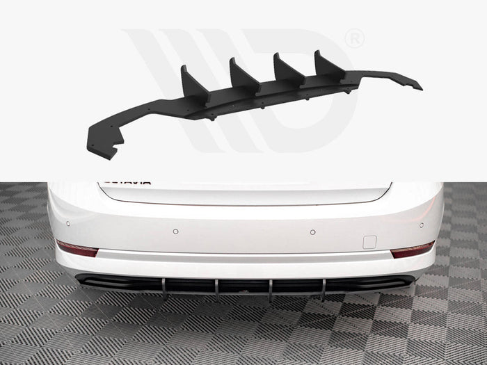 Maxton Design - STREET PRO REAR DIFFUSER SKODA OCTAVIA MK4 (2019-)