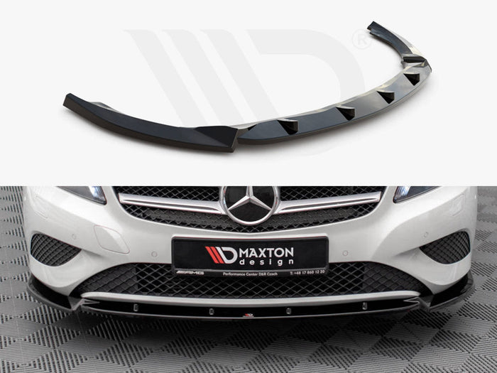Maxton Design - FRONT SPLITTER V.1 MERCEDES A W176 (2012-2015)