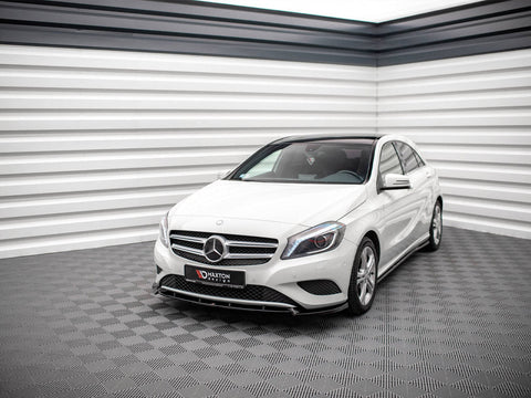 Maxton Design - FRONT SPLITTER V.1 MERCEDES A W176 (2012-2015)