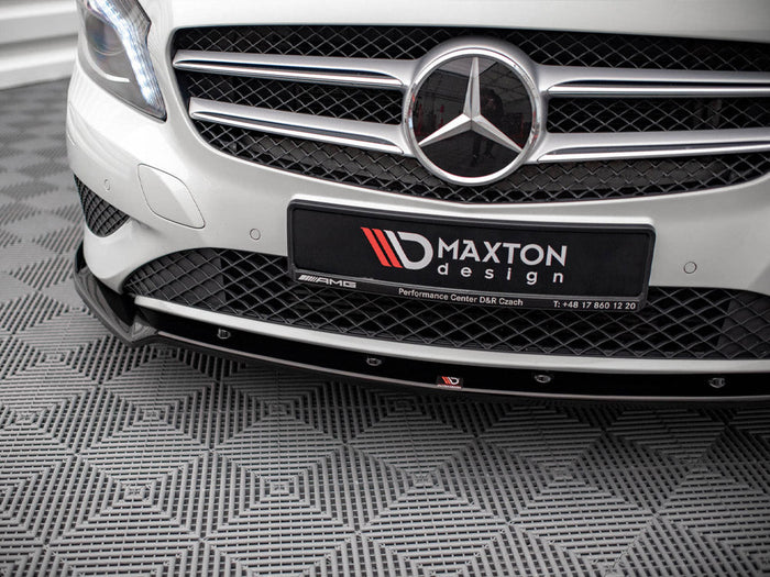 Maxton Design - FRONT SPLITTER V.2 MERCEDES A W176 (2012-2015)